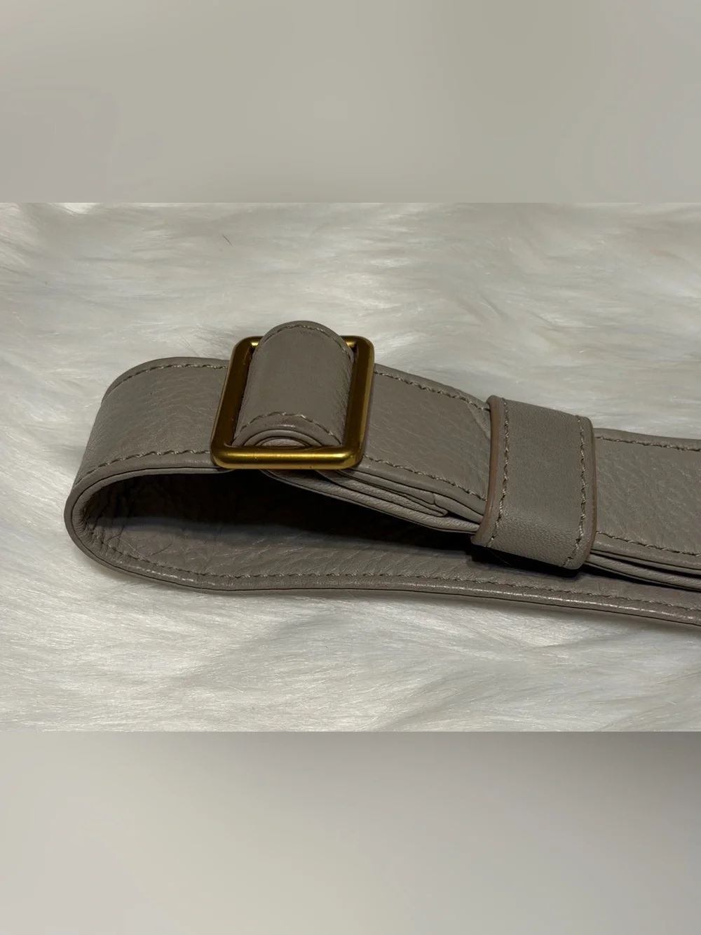 HOBO Fern Sling Taupe Pebbled Leather Crossbody - Picture 5 of 13